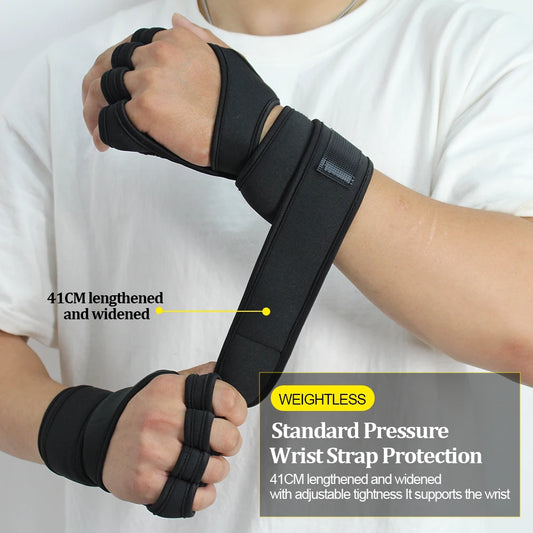 PowerGrip Workout Gloves with Wrist Wrap